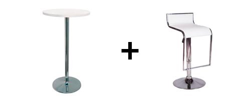 high table + stool 