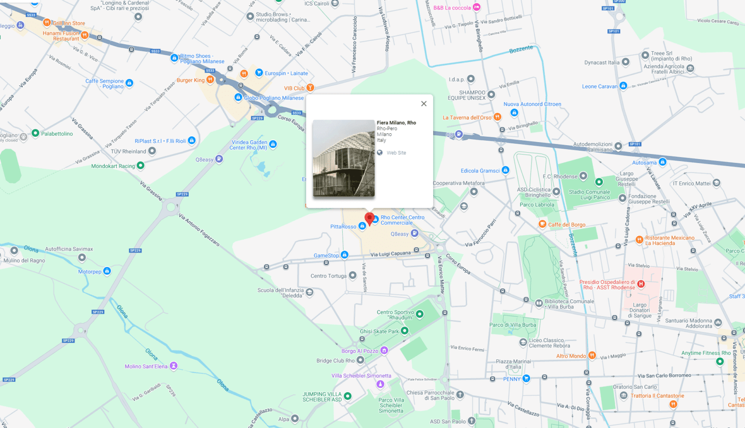 Immagine della mappa