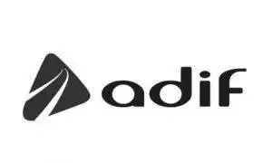 logo adif bw - diseño de stands feriales