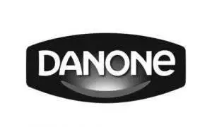 logo danone bw - diseño de stands feriales