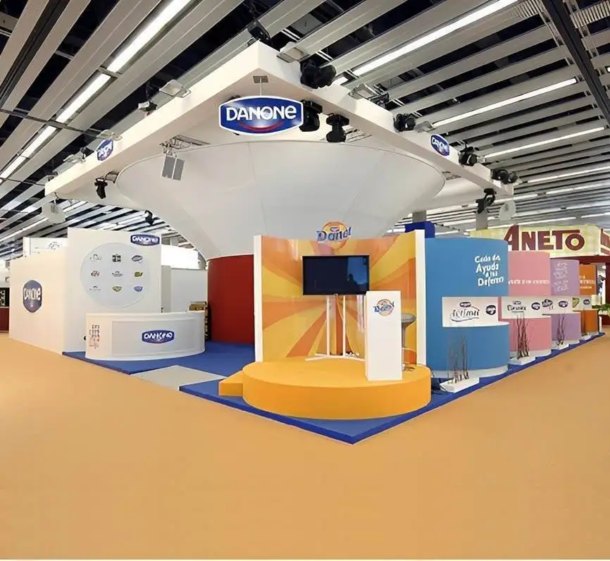 stand danone designed by Vissual Events