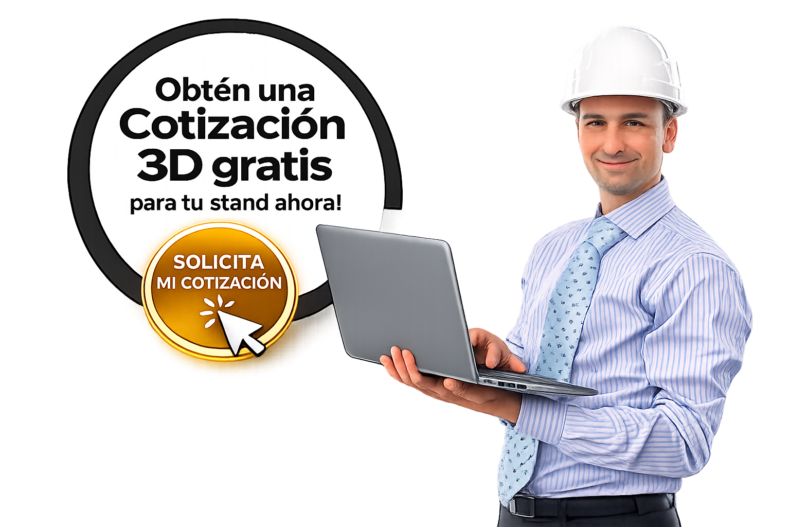 Obtén una Cotización 3D gratis para tu stand ahora