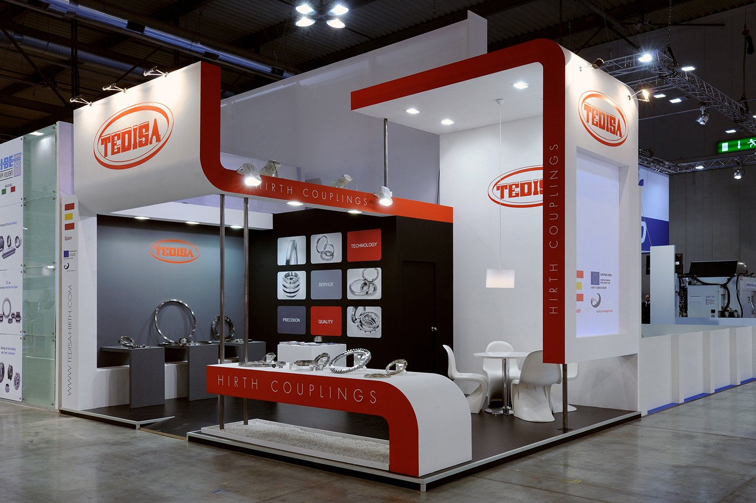 Stand de feria: EMO Hannover: construcción de stand TEDISA con Vissual Events innovación, vista 2