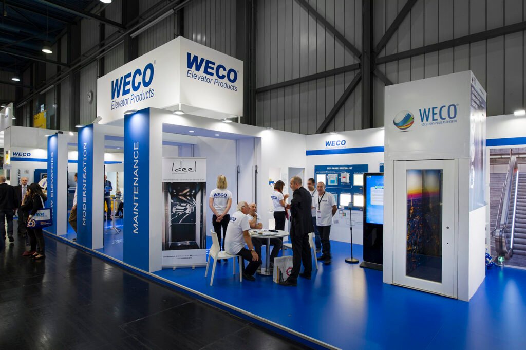 Stand de feria: WECO renueva confianza en Vissual Events Construcción de stand en INTERLIFT, vista 1