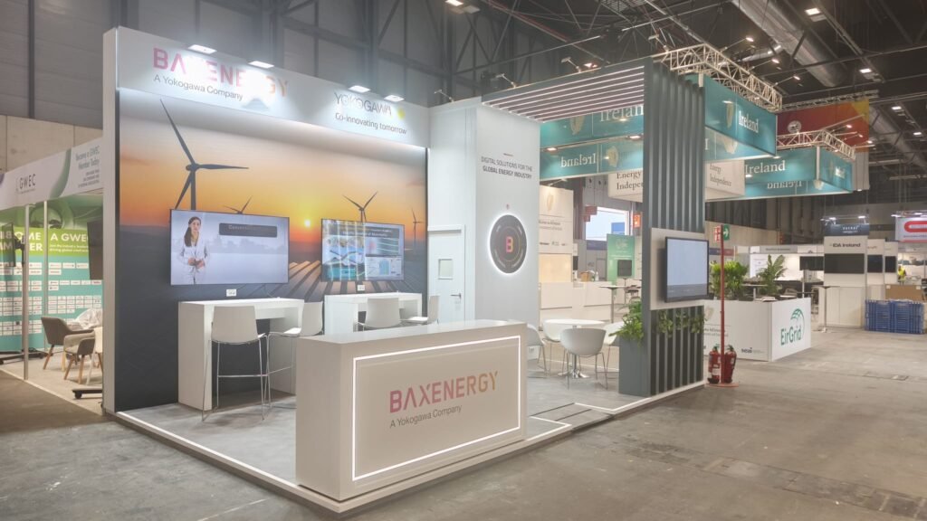 Windeurope 2026: Construcción de stand BAXENERGY con Vissual Events