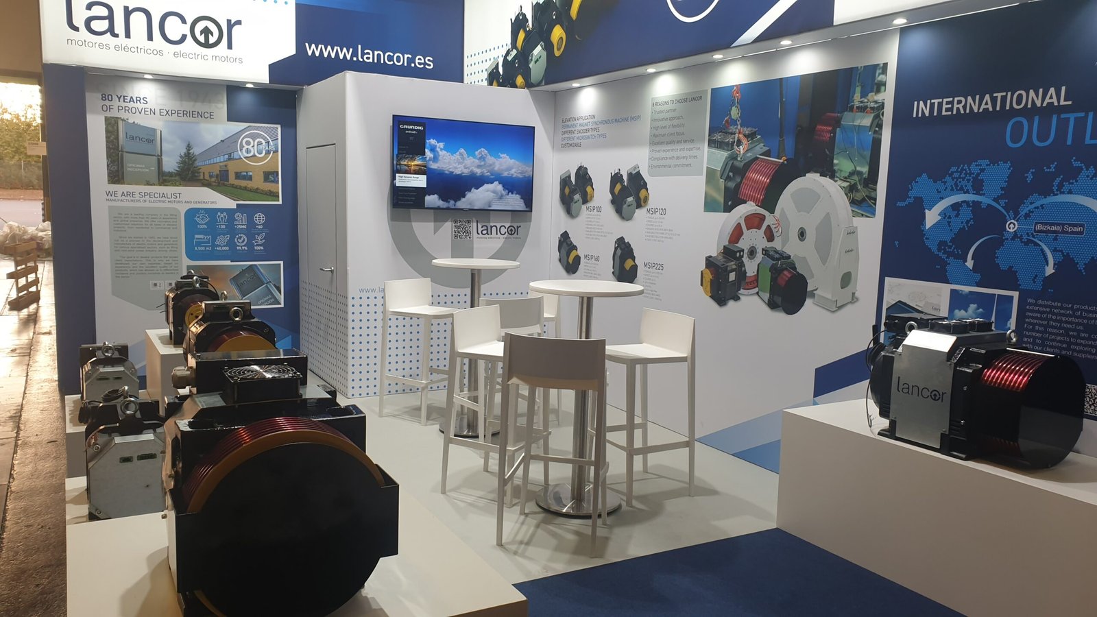 Stand de Lancor en Interlift 2023