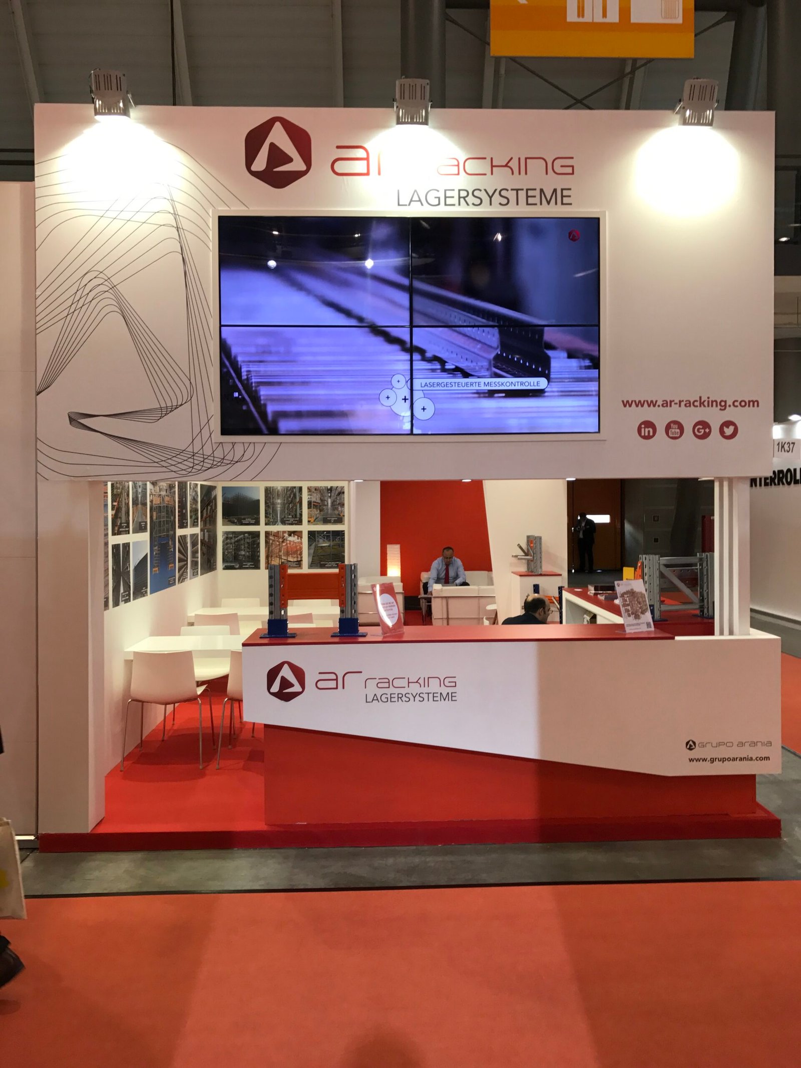 Stand de feria: LogiMAT Stuttgart 2026: construccion de stand, I6 AR RACKING, vista 2