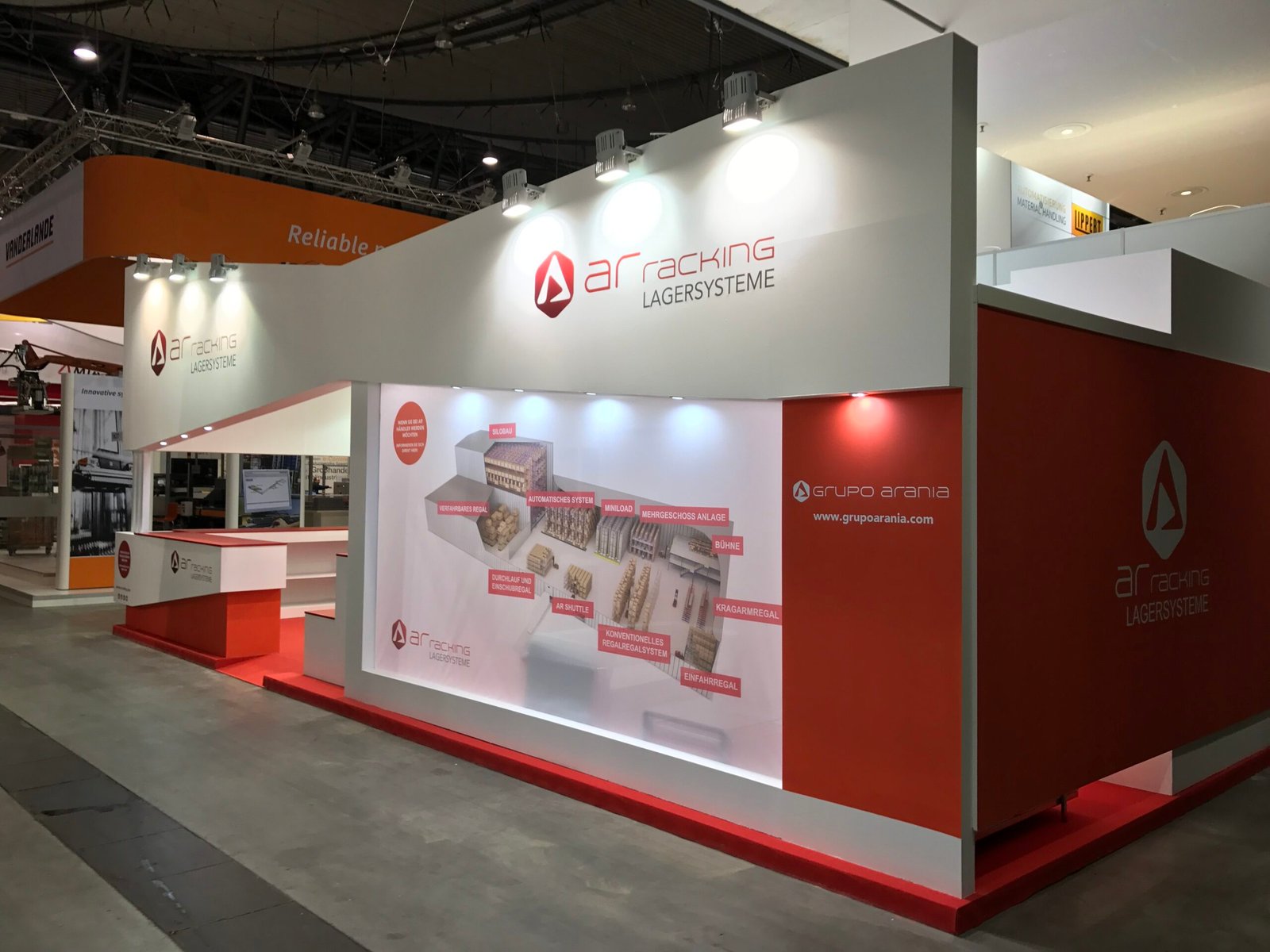 Stand de feria: LogiMAT Stuttgart 2026: construccion de stand, I6 AR RACKING, vista 3