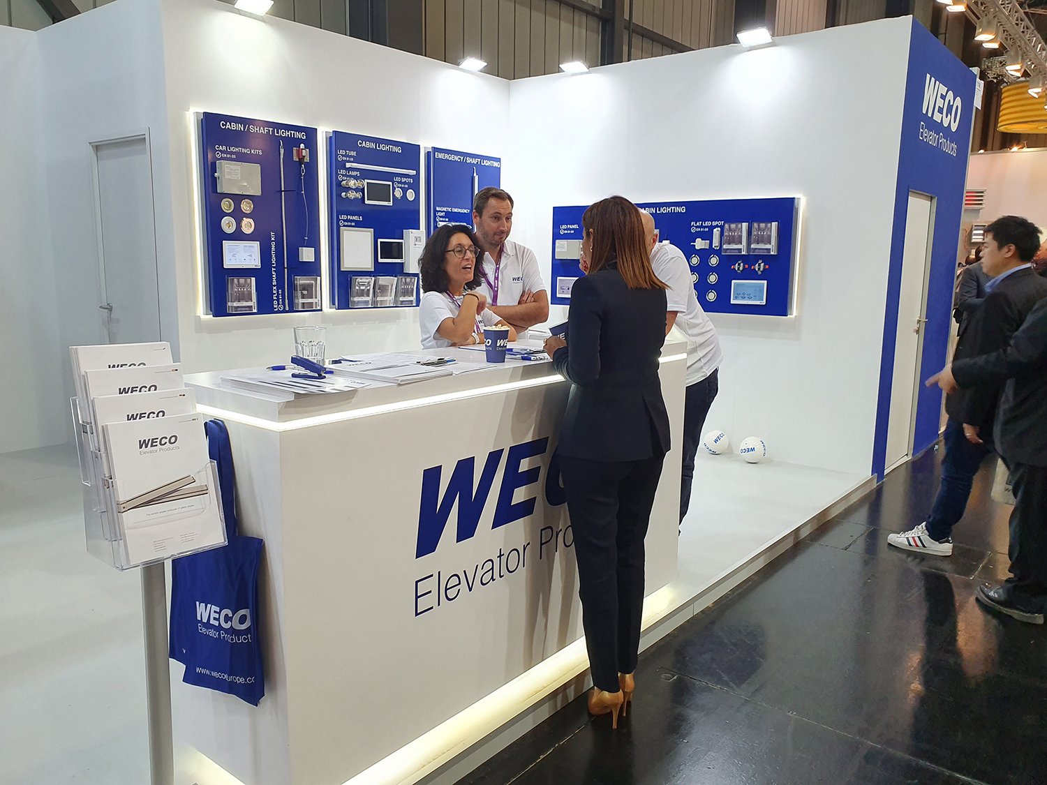 Stand de feria: Interlift 2027: construcción de stand en feria WECO por Vissual Events, vista 7