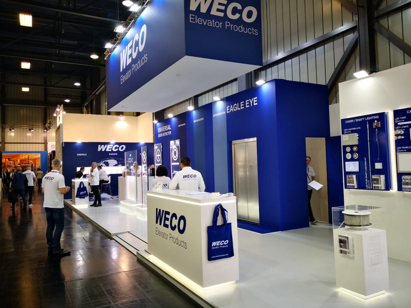 Stand de feria: Interlift 2027: construcción de stand en feria WECO por Vissual Events, vista 9