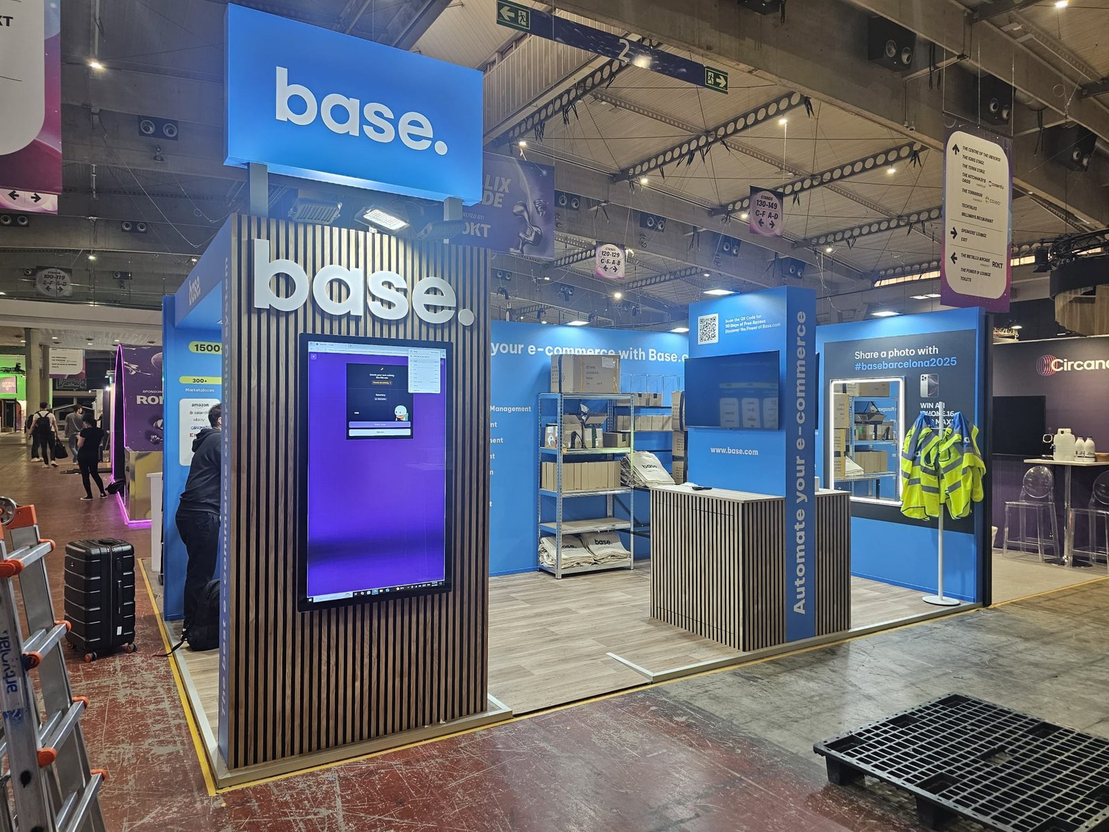 Stand de feria: Shoptalk Europe 2026: Construcción de stand Vissual Events, vista 1